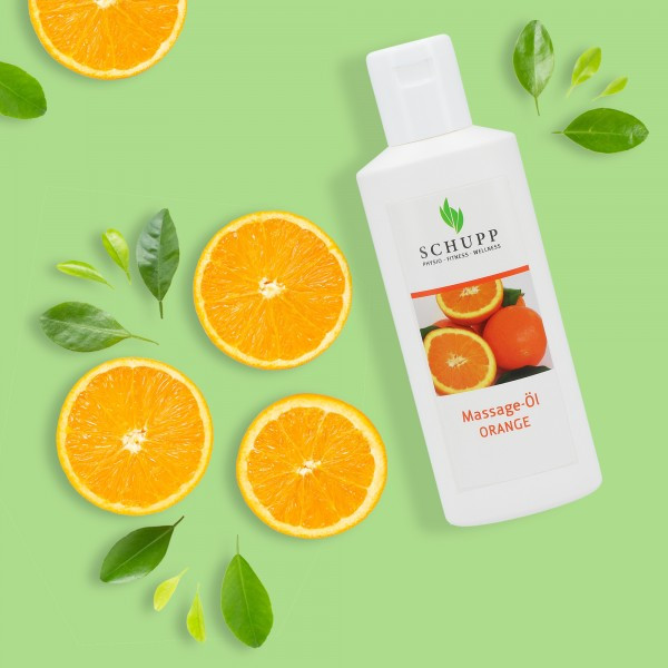 Huile de massage parfumée orange Schupp