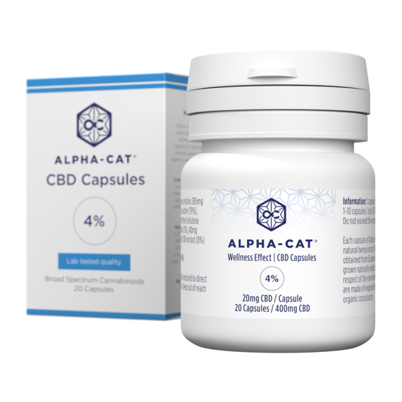CBD 4% 20mg Capsules 20
