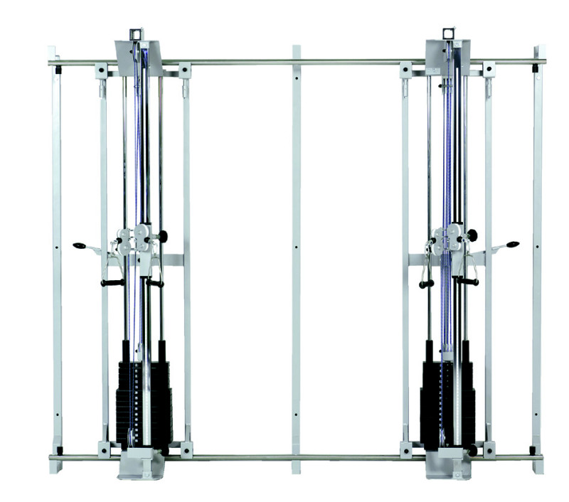 Rail de fixation NG pour 2 poulies