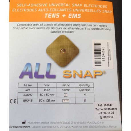 Electrode Allsnap 50x50 mm