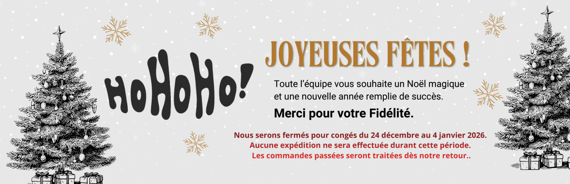 congés Noël